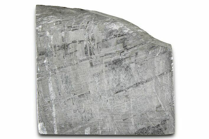 Etched Gibeon Iron Meteorite ( g) Slice - Namibia #378723